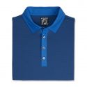 Foot Joy Athletic Fit Lisle End-On-End Self Collar Polo